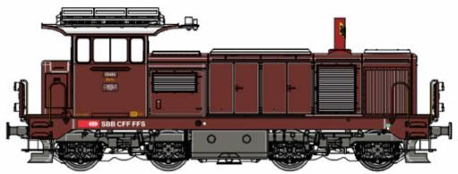 LS Models 17564 - Swiss Diesel Locomotive 18414 of the SBB